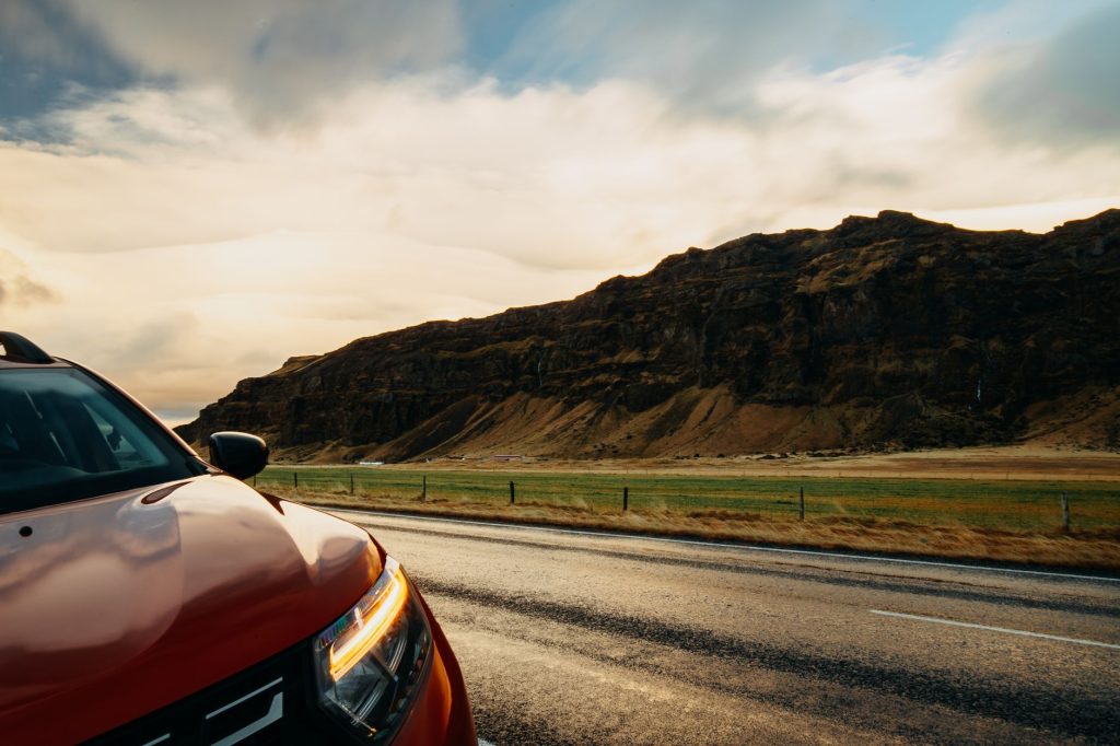 mountain road car travel